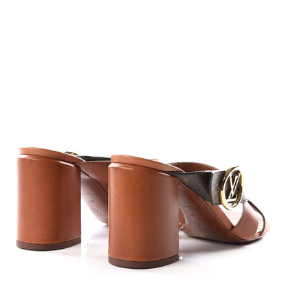 Louis Vuitton Monogram Horizon Mules 40 Cognac Brown 4 of 9