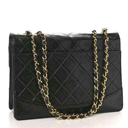 Chanel Lambskin Quilted Medium Mademoiselle Single Flap Black 3 of 13