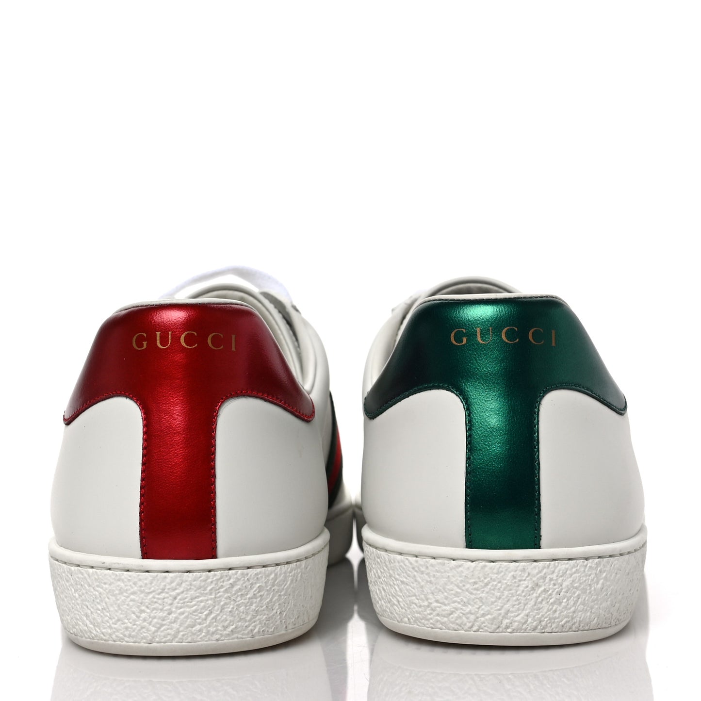 Calfskin Web Mens Gucci Band Ace Sneakers 11 White