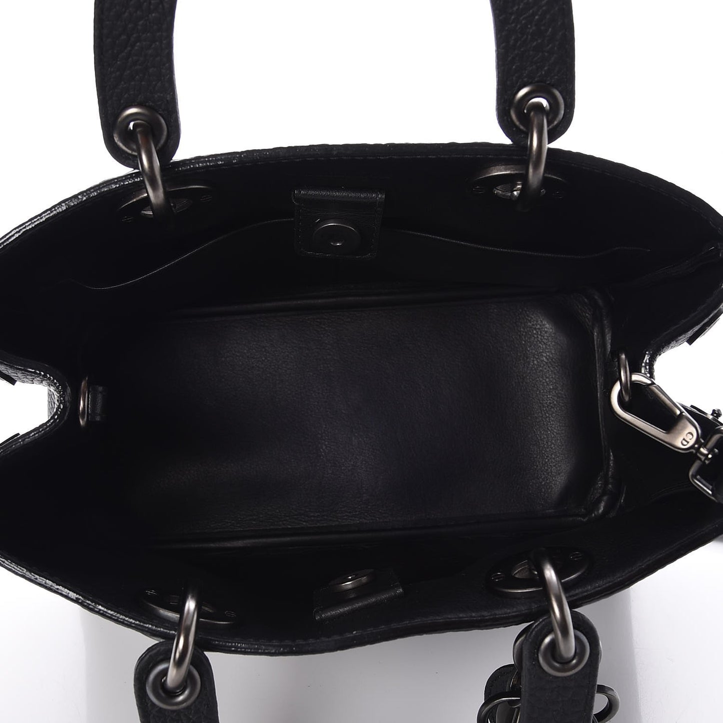 Bullcalf Small Ultra Black Diorissimo Tote