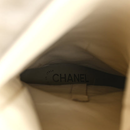 Chanel Fantasy Fur Icicle Heel Mukluks Boots 39 Ecru 7 of 9