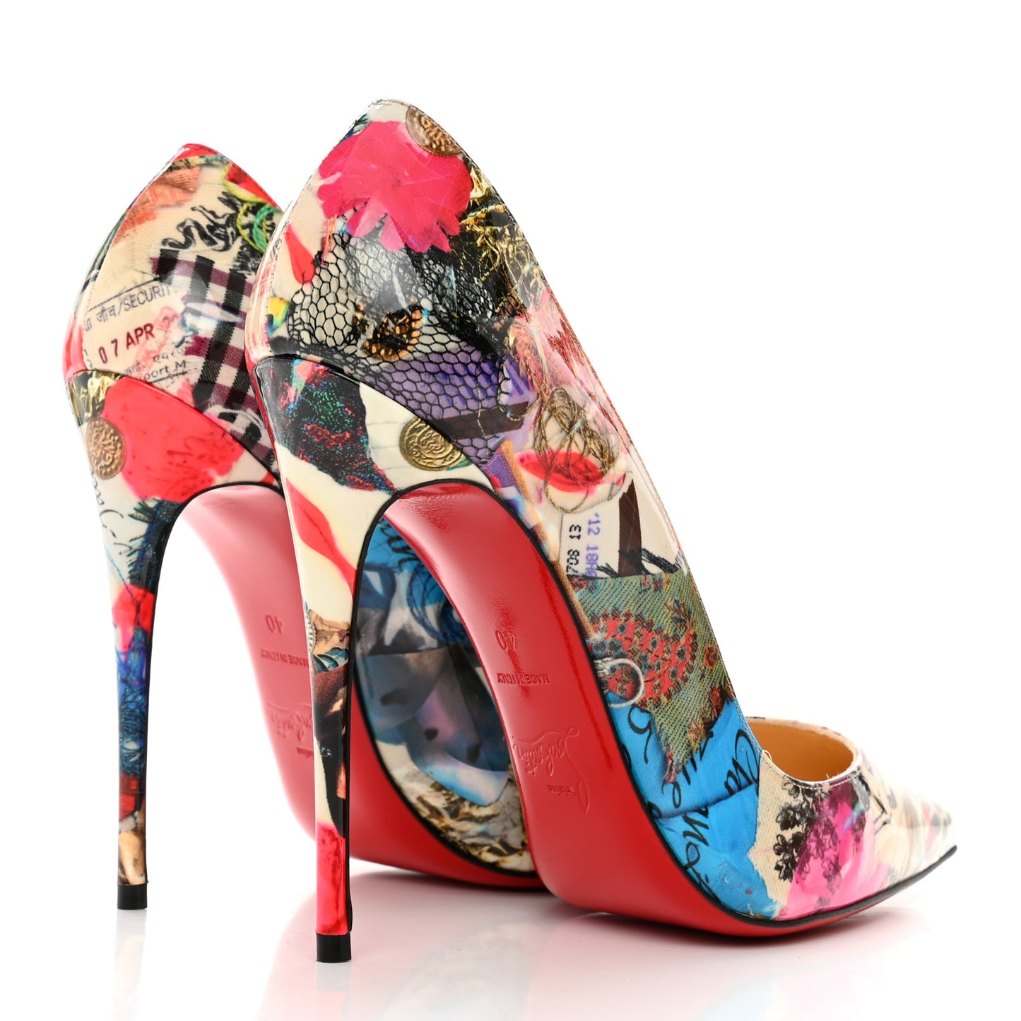 Patent Trash Pigalle Follies 100 Pumps 40 Multicolor