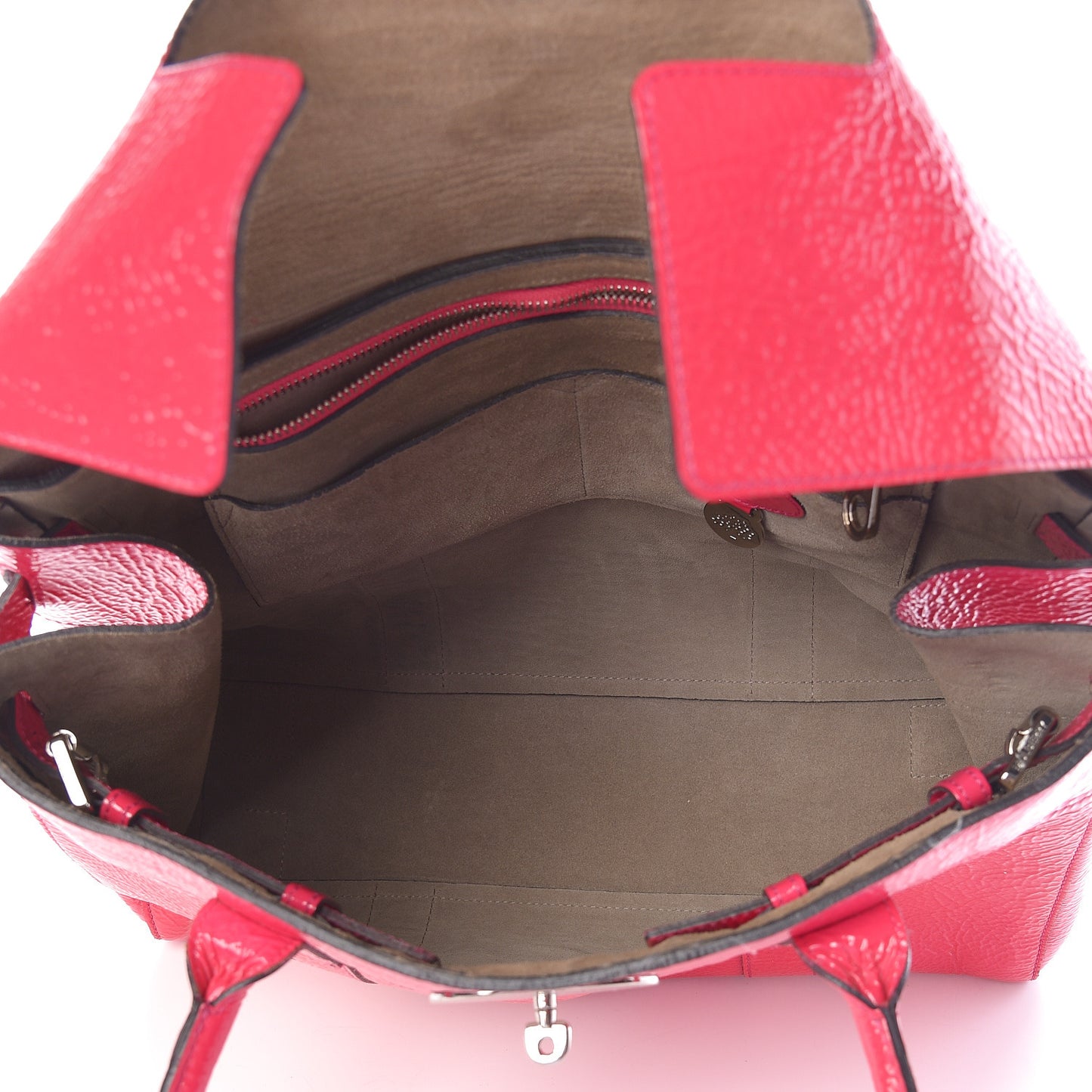 Spongy Patent Bayswater Hot Pink