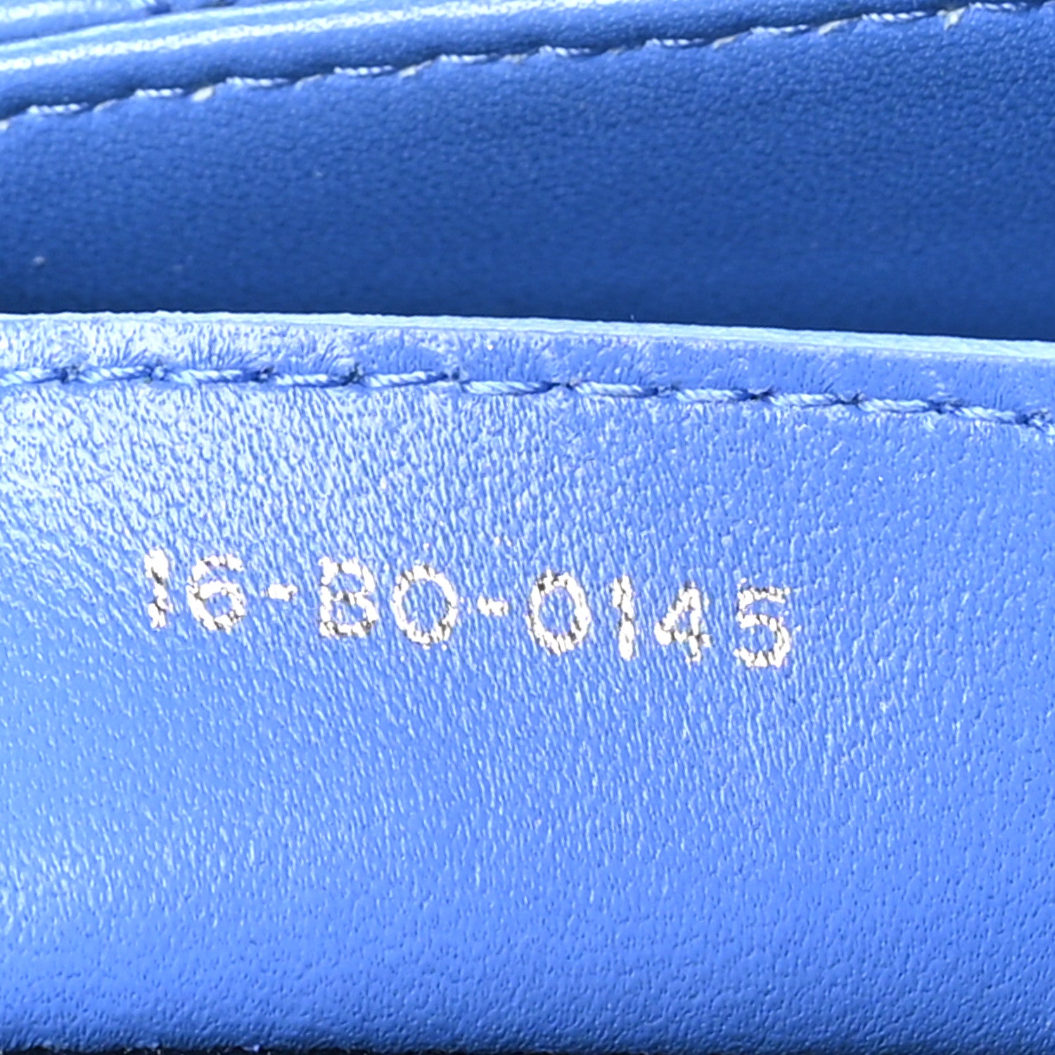 Christian Dior Lambskin Cannage Medium Lady Dior Blue Persan 7 of 11