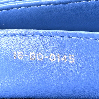 Christian Dior Lambskin Cannage Medium Lady Dior Blue Persan 7 of 11