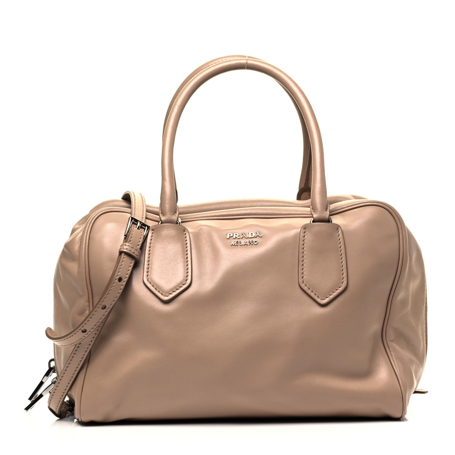 Prada Soft Calf Medium Inside Tote Cammeo Rosa 1 of 9