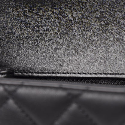 Chanel Lambskin Quilted Small CC Filigree Flap Black 11 of 11