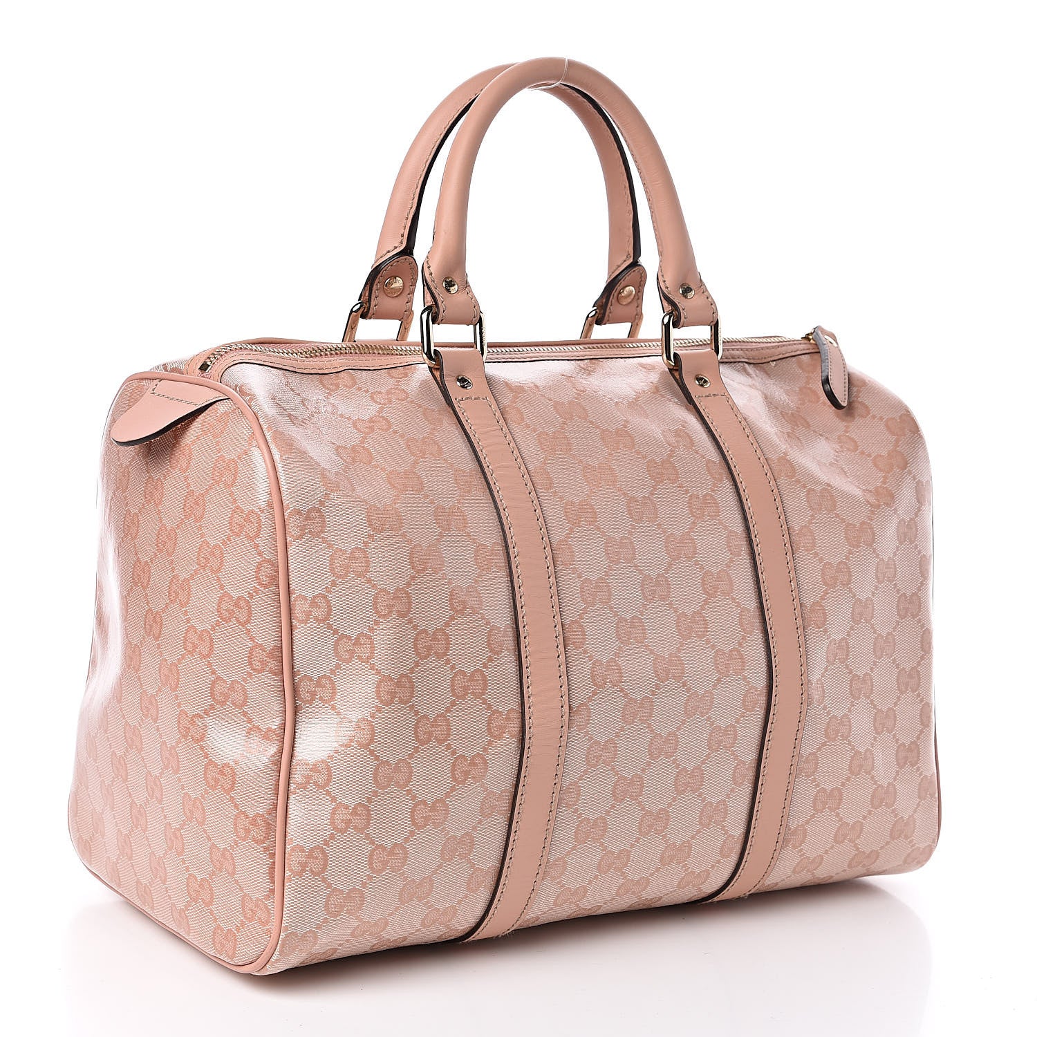 Gucci Crystal Monogram Joy Medium Boston Pink 3 of 10