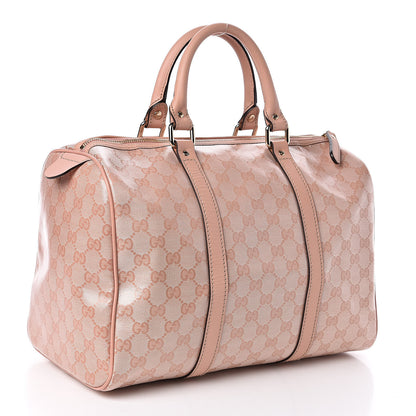 Gucci Crystal Monogram Joy Medium Boston Pink 3 of 10