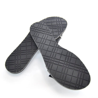 Burberry Patent Nova Check Sandals 39 4 of 7
