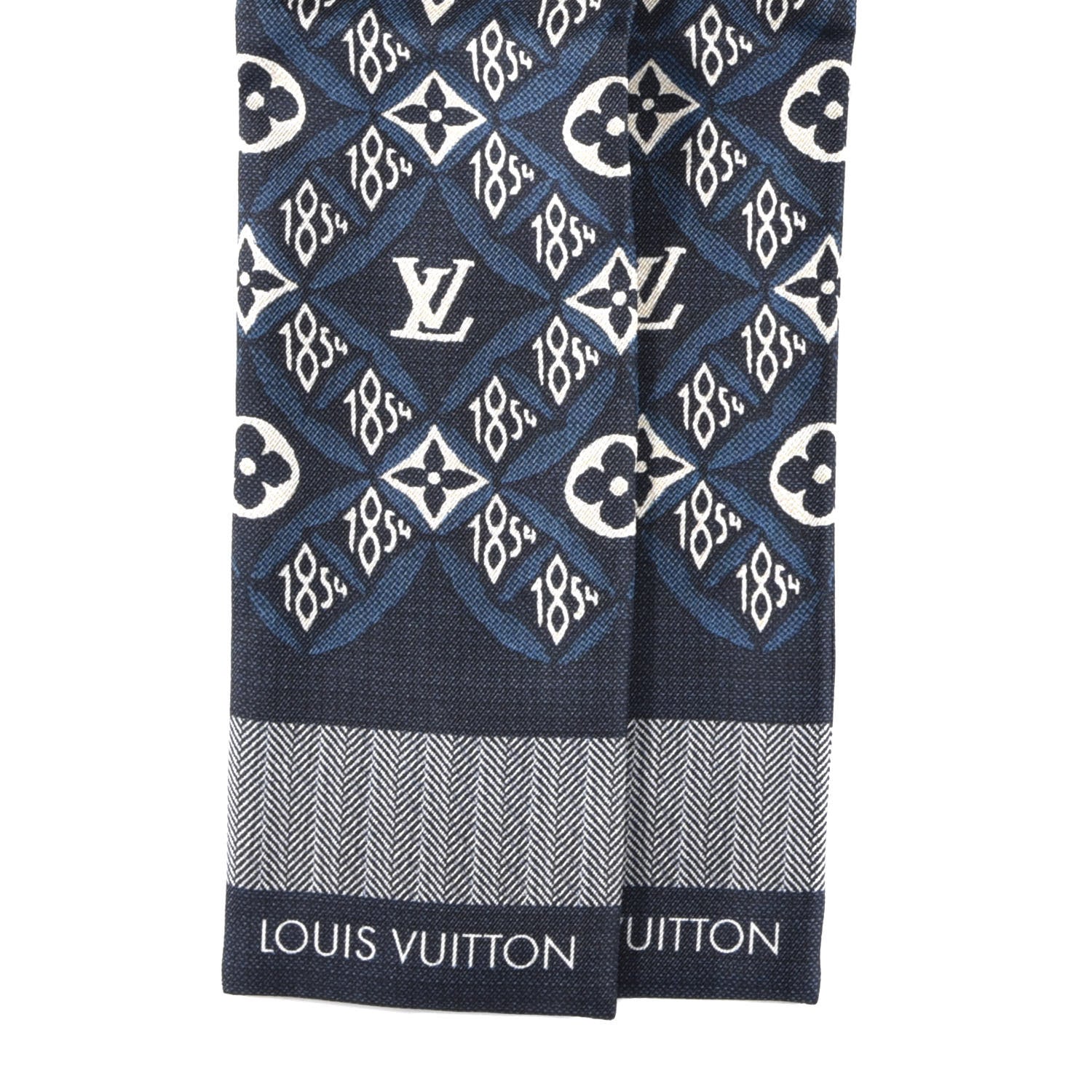 Louis Vuitton Silk Since 1854 Bandeau Blue 2 of 3