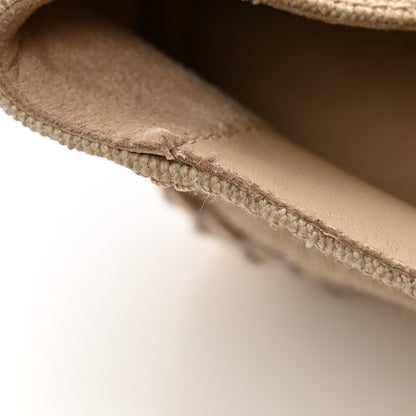 Chanel Linen CC Espadrilles 36 Beige Black 11 of 13
