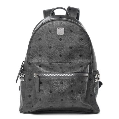 MCM Visetos Side Stud Medium Stark Backpack Grey 1 of 10