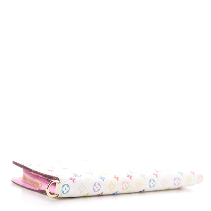 Louis Vuitton Monogram Multicolor Insolite Wallet White Litchi 4 of 11