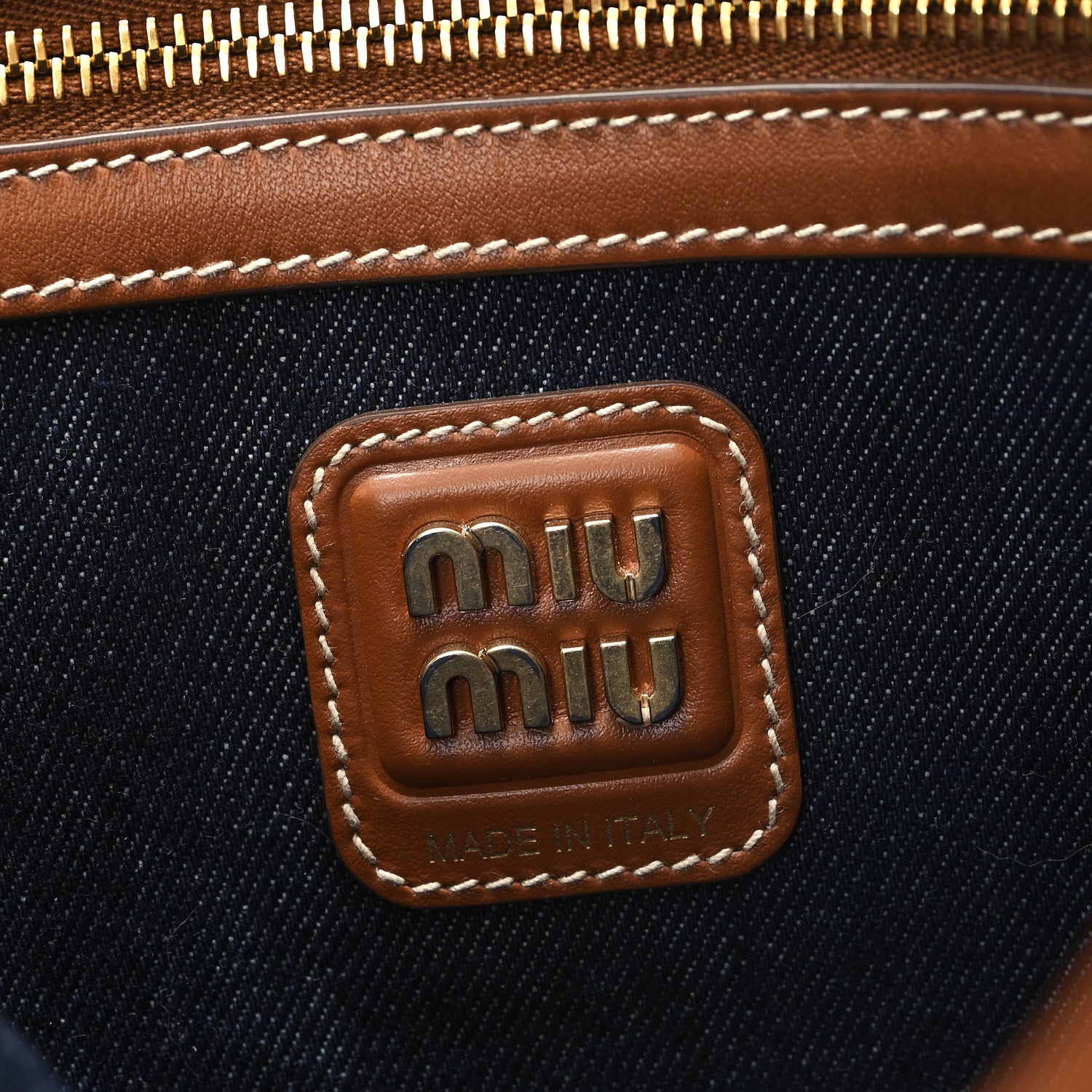 Miu Miu Denim Ivy Blue Brandy 6 of 9