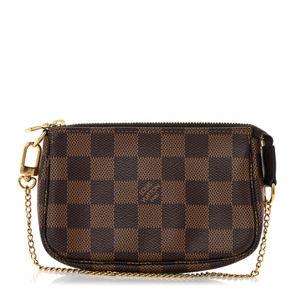 Louis Vuitton Damier Ebene Mini Pochette Accessories 1 of 7