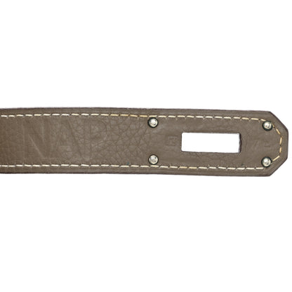 Hermes Taurillon Clemence Voyage Kelly 50 Etoupe 7 of 14