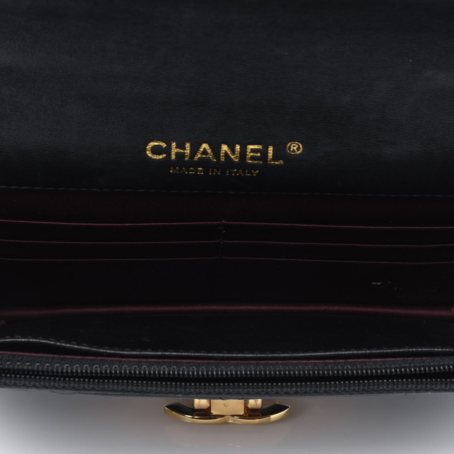 Chanel Lambskin Quilted Golden Class Wallet on Chain WOC Black 3 of 4