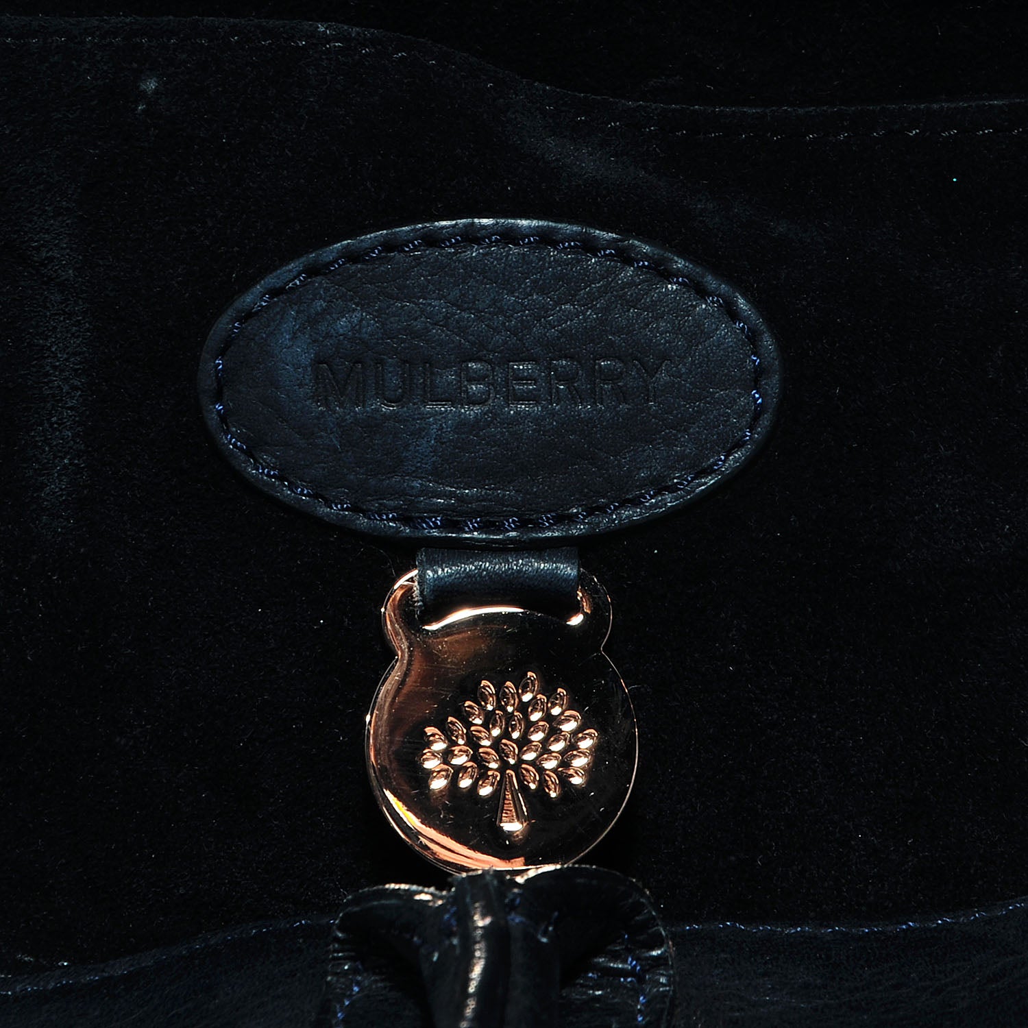 Mulberry Goatskin Heritage Bayswater Satchel Black 6 of 9