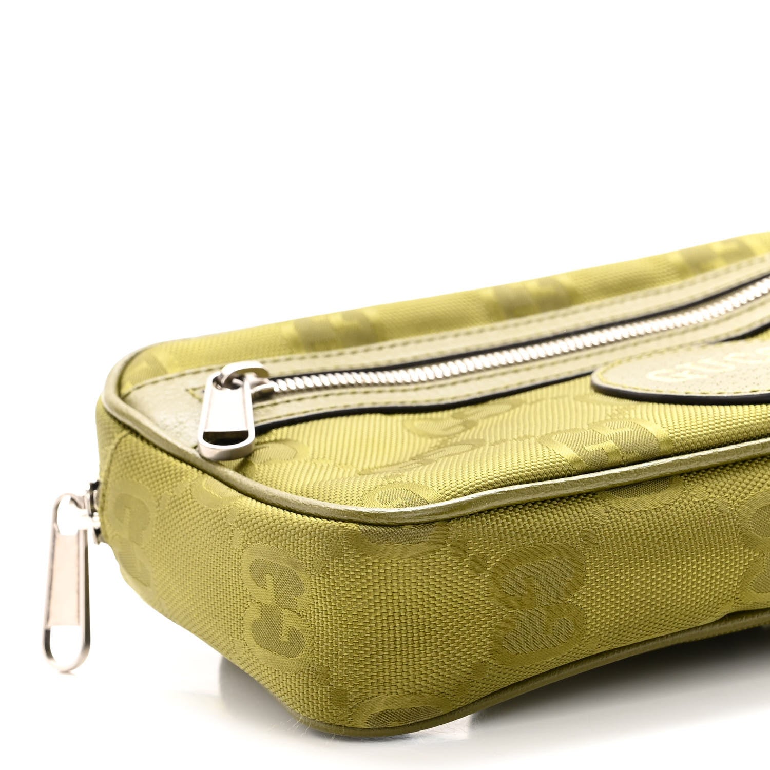 Gucci Econyl Nylon Monogram Off The Grid Belt Bag Juniper Green 8 of 9