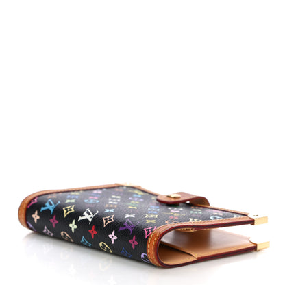 Louis Vuitton Monogram Multicolor Small Ring Agenda Cover Black 4 of 12