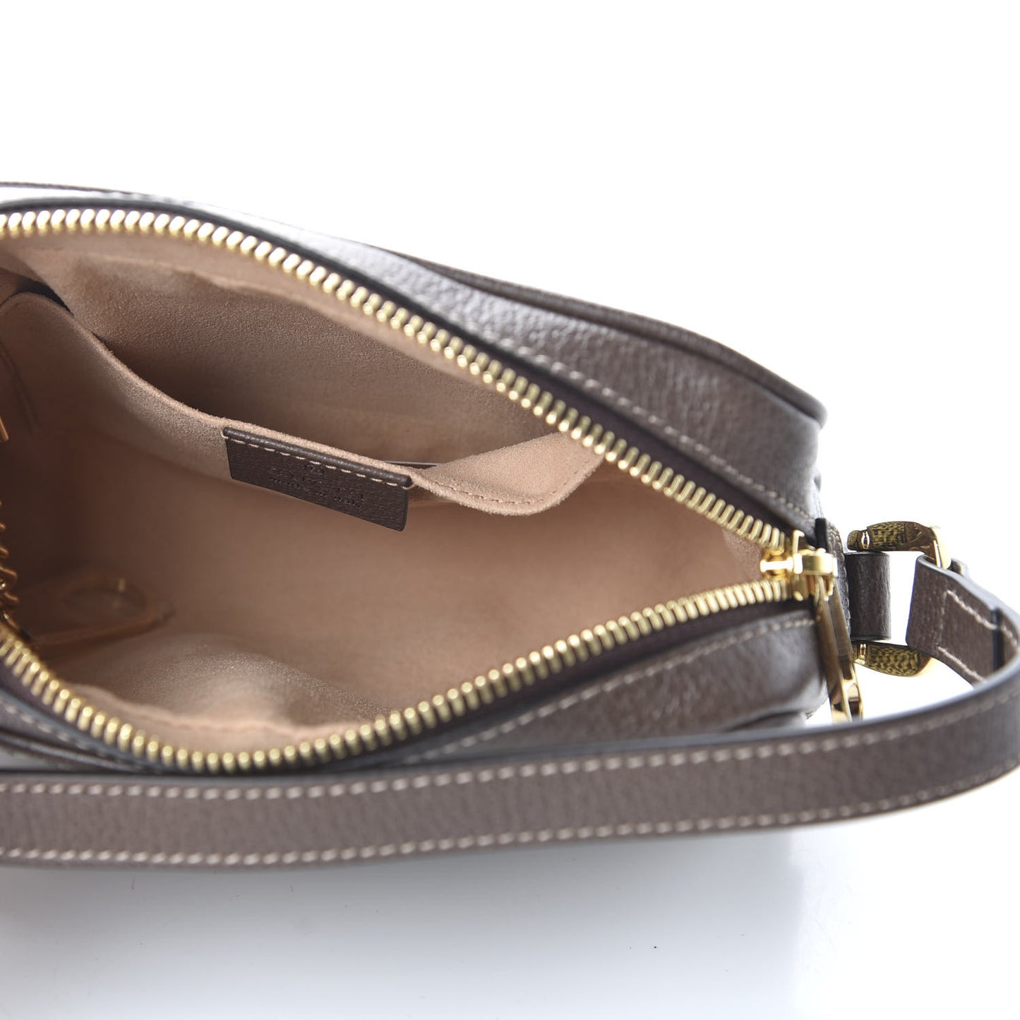 GG Supreme Monogram Web Mini Ophidia Shoulder Bag Brown