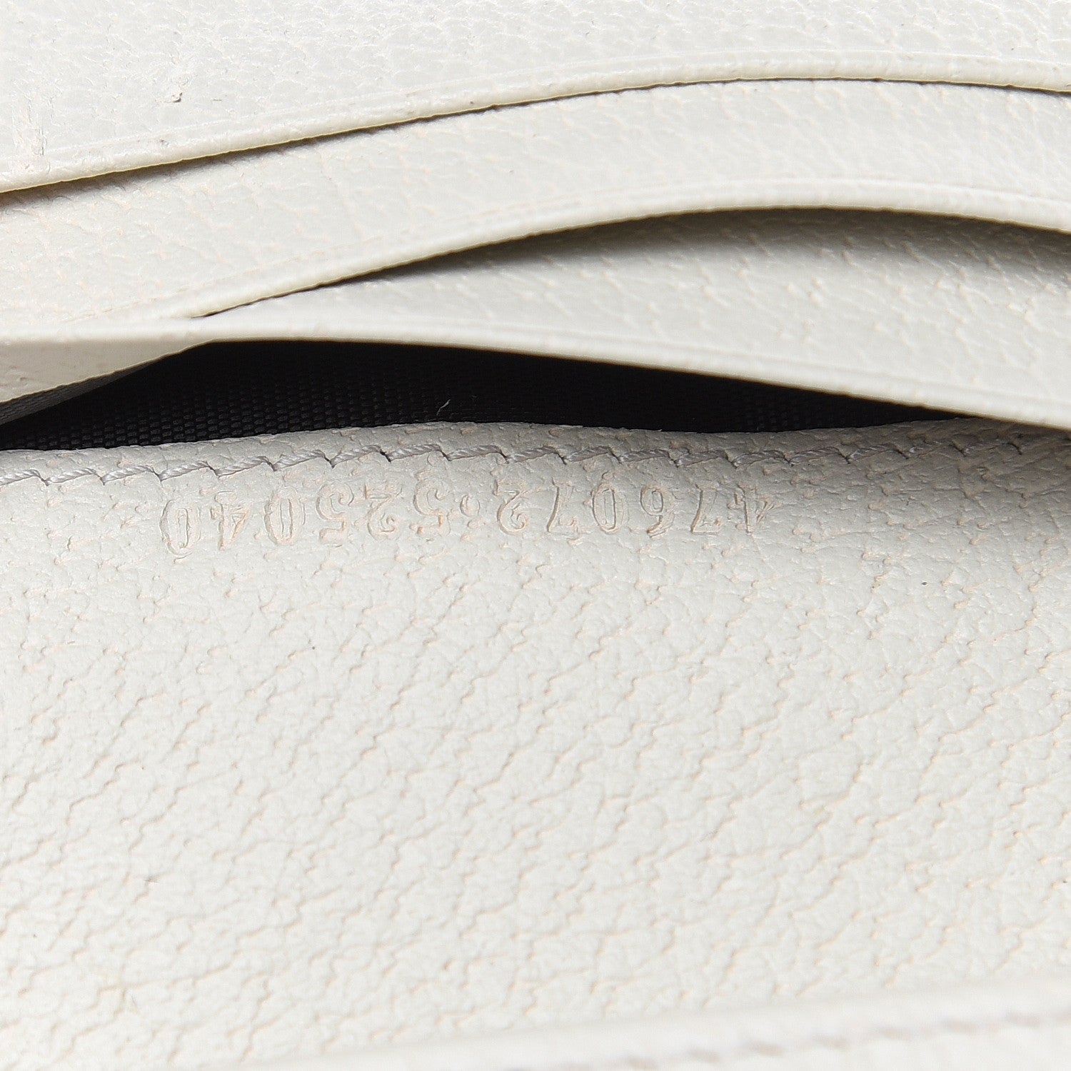 Gucci GG Supreme Monogram Web Queen Margaret Card Case Wallet Beige Mystic White 6 of 7