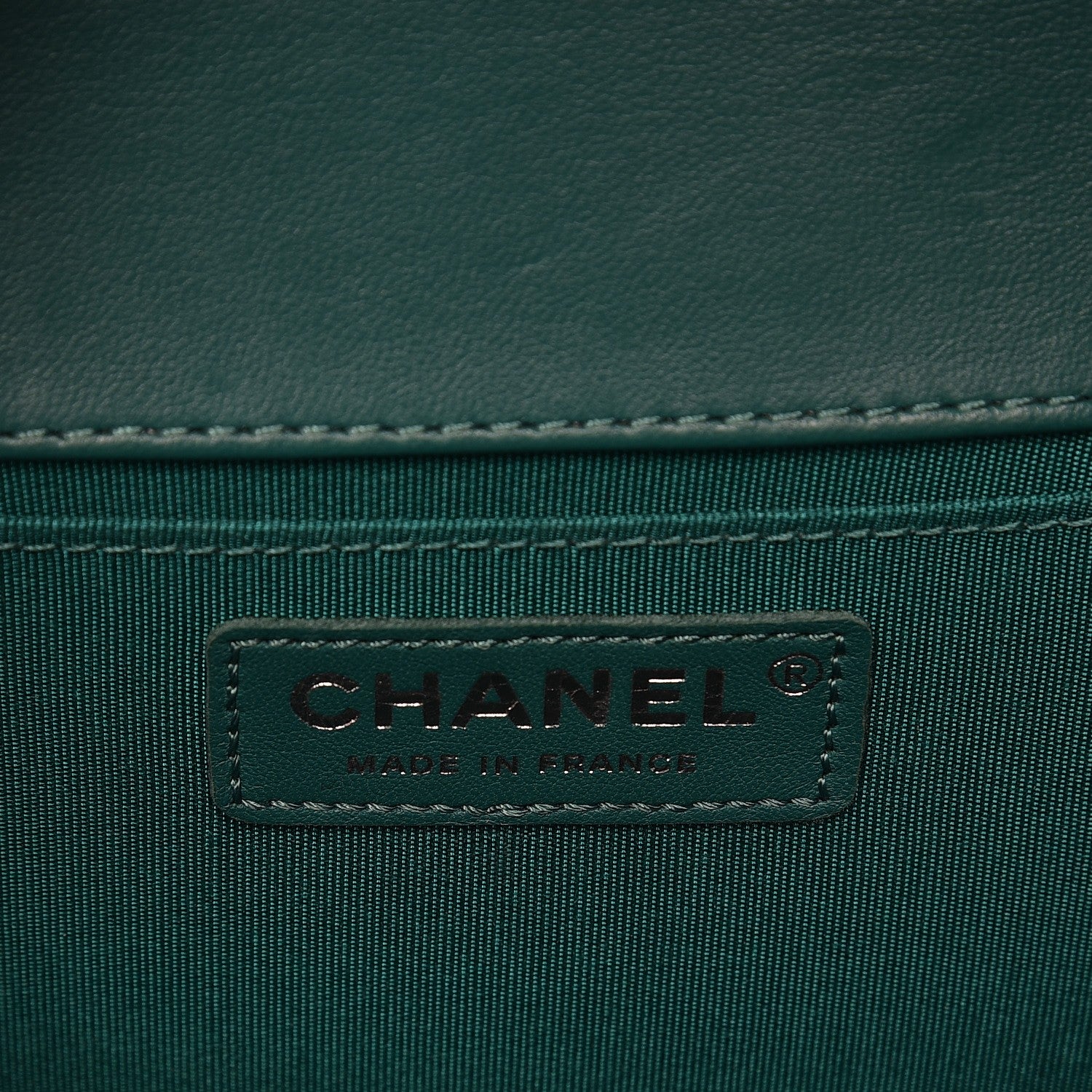 Chanel Lambskin Quilted Medium Boy Flap Green 6 of 8