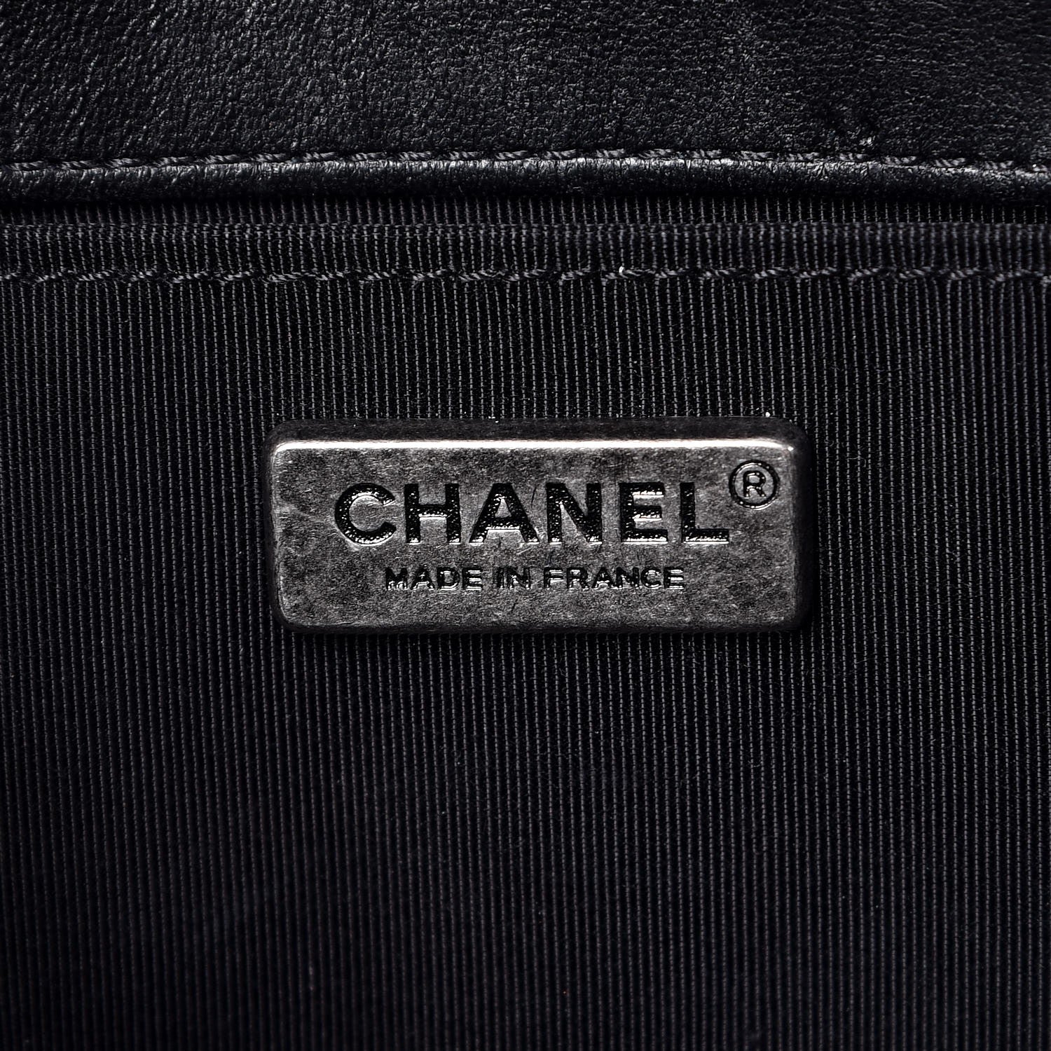 Chanel Calfskin Crystal Studded Small Studded Boy Flap Black 6 of 12
