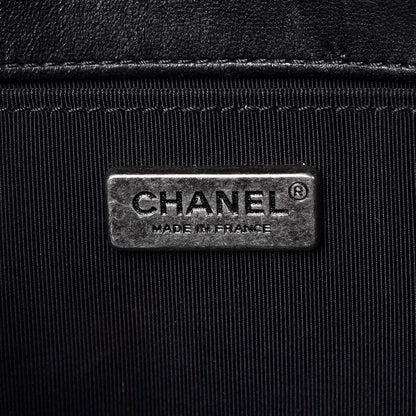 Chanel Calfskin Crystal Studded Small Studded Boy Flap Black 6 of 12
