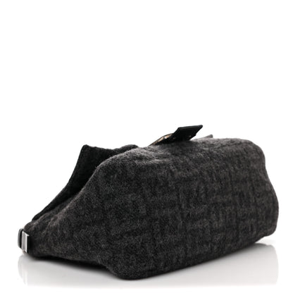 Fendi Wool Zucca Mama Baguette Grey 3 of 7