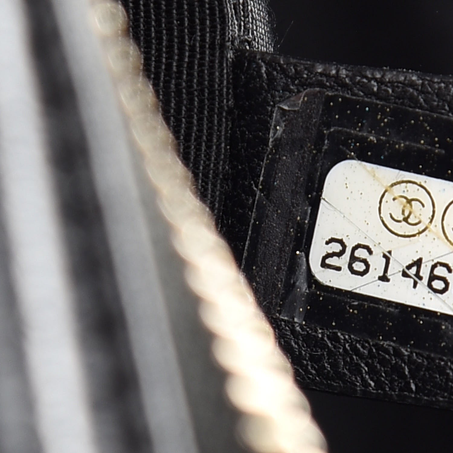 Chanel Wool Embroidered Medium Gabrielle Hobo Dark Navy Blue 7 of 9