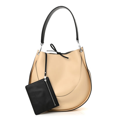 Proenza Schouler Calfskin Large Arch Shoulder Bag Macadamia 1 of 10