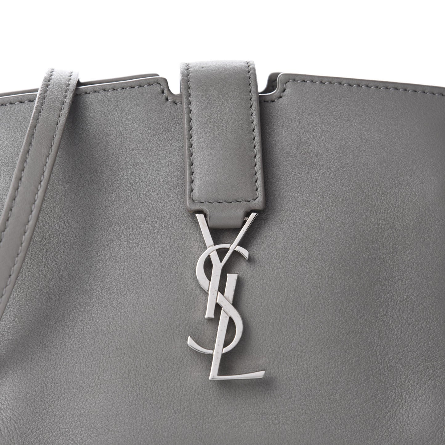 Calfskin Monogram Toy Cabas Oyster Grey