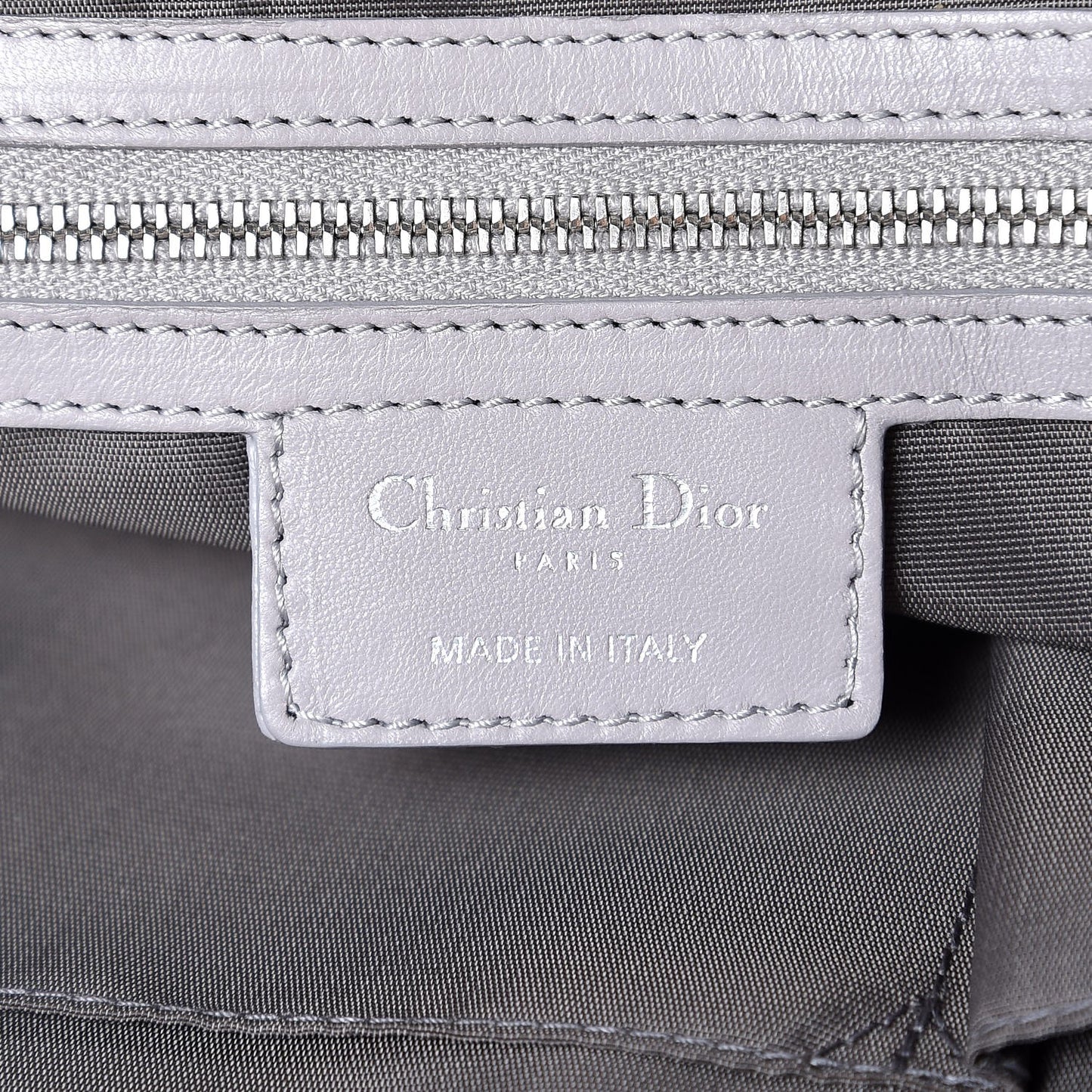 Lambskin Cannage Medium Granville Tote Grey