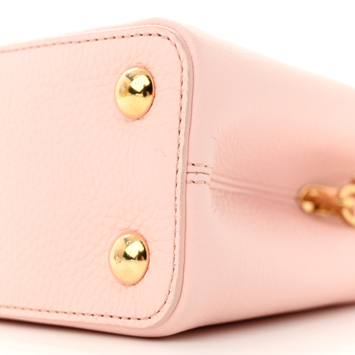 Louis Vuitton Taurillon Capucines BB Rose Jasmin 9 of 11