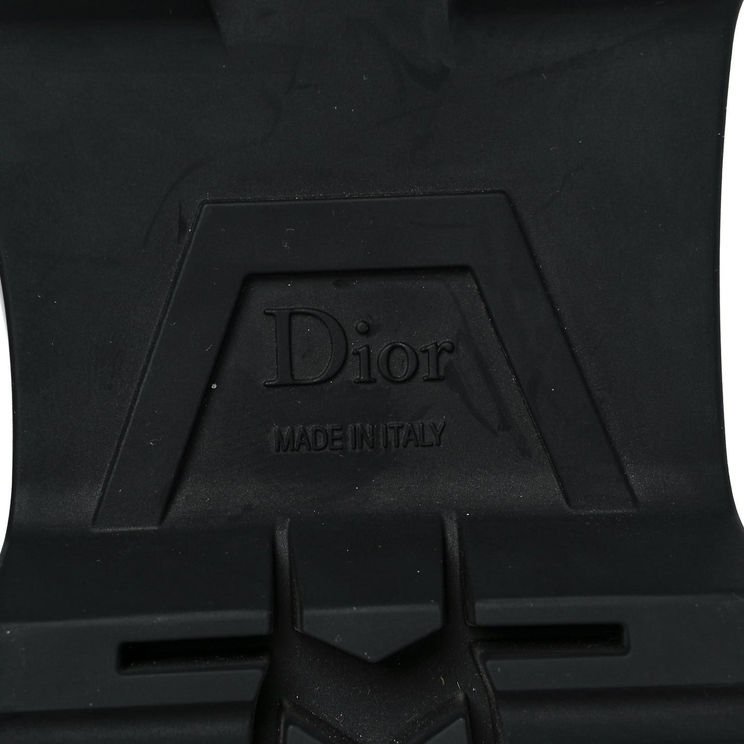 Brushed Calfskin Dior Code Lug Sole 15mm Loafers 38 Black