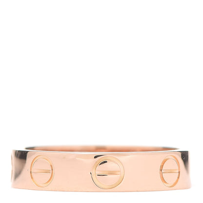 Cartier 18K Pink Gold 3.5mm LOVE Wedding Band Ring 45 3.25 1 of 4