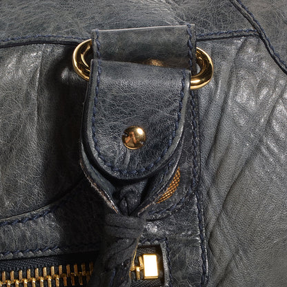 Balenciaga Chevre Giant 21 Gold Hardware Work Bleu Glacier 11 of 11