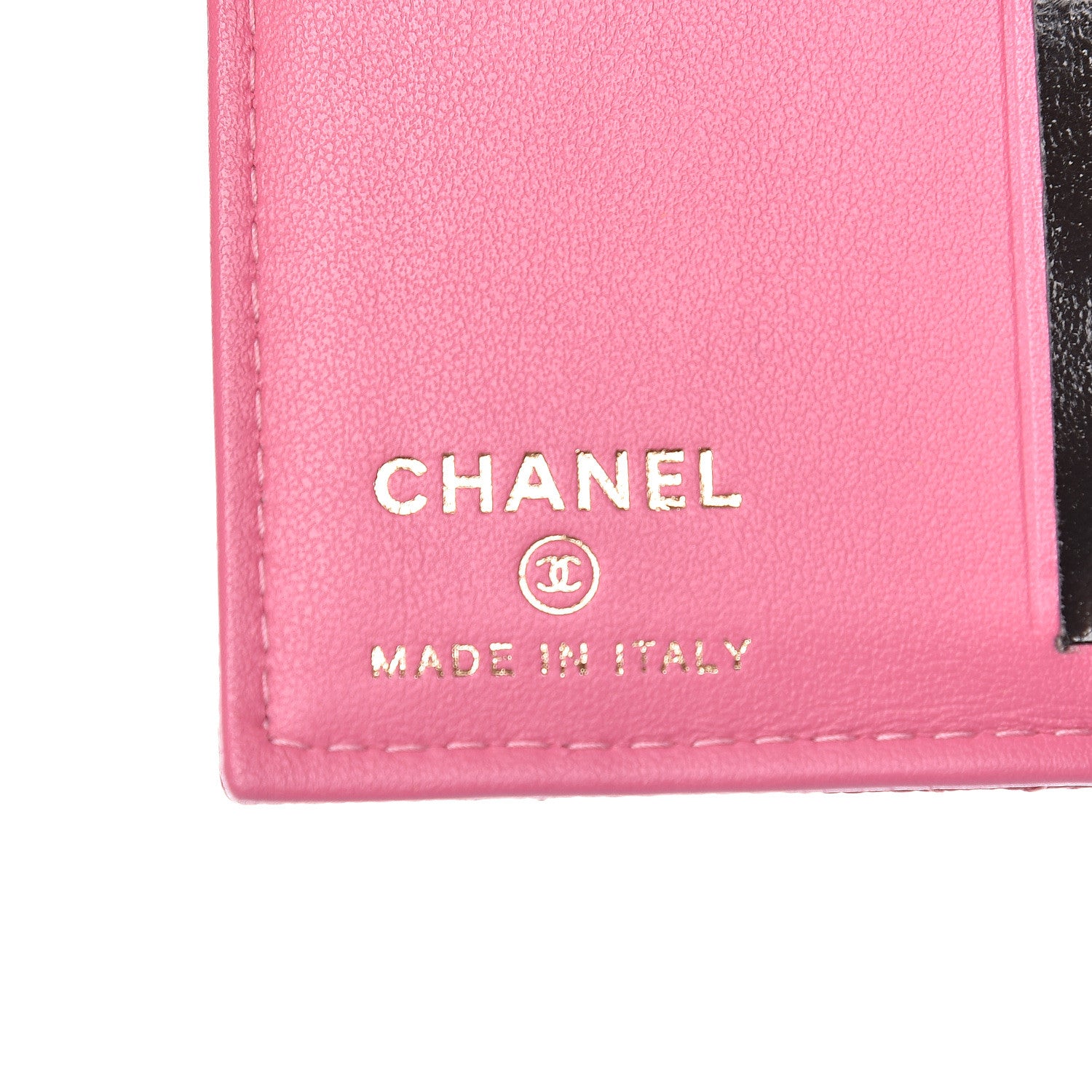 Chanel Caviar Quilted Card Holder Wallet Pink 5 of 7