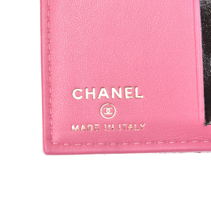 Chanel Caviar Quilted Card Holder Wallet Pink 5 of 7
