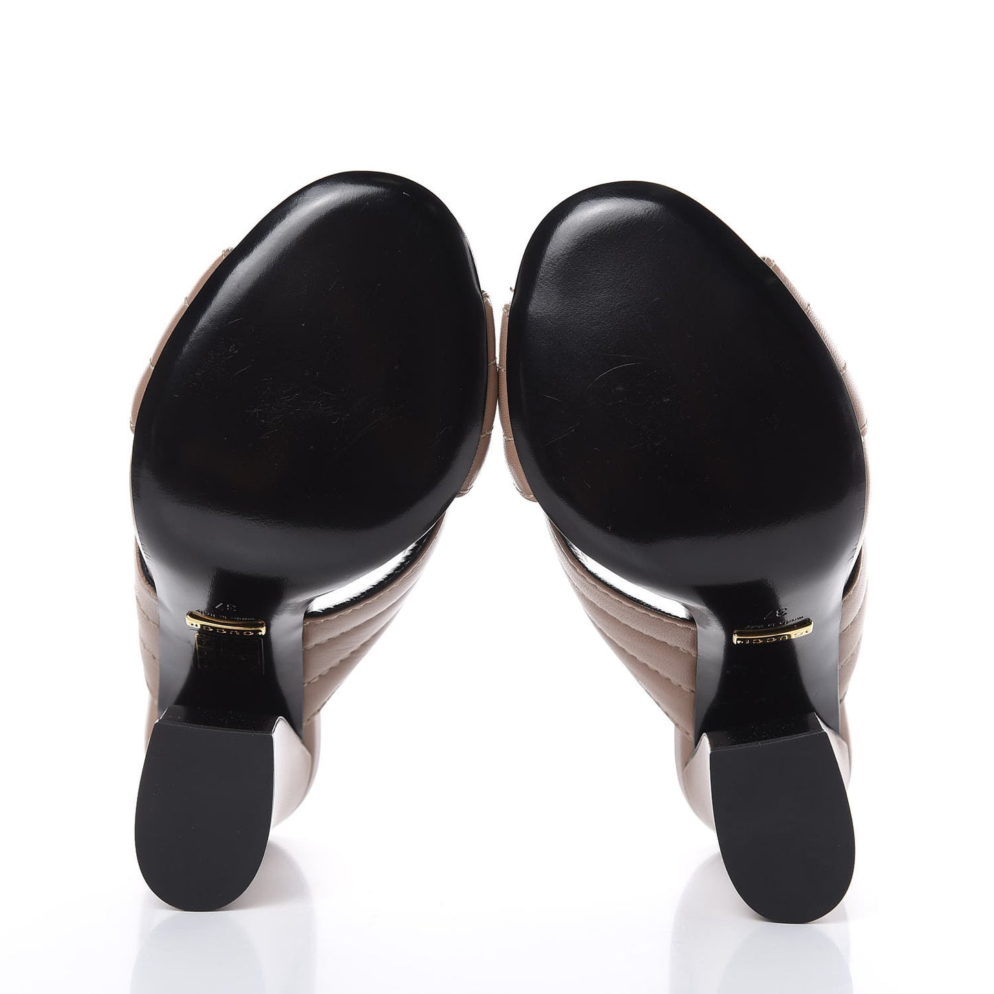 Malaga Kid Webby Crossover High Heel Slide Sandals 37 Porcelain Rose