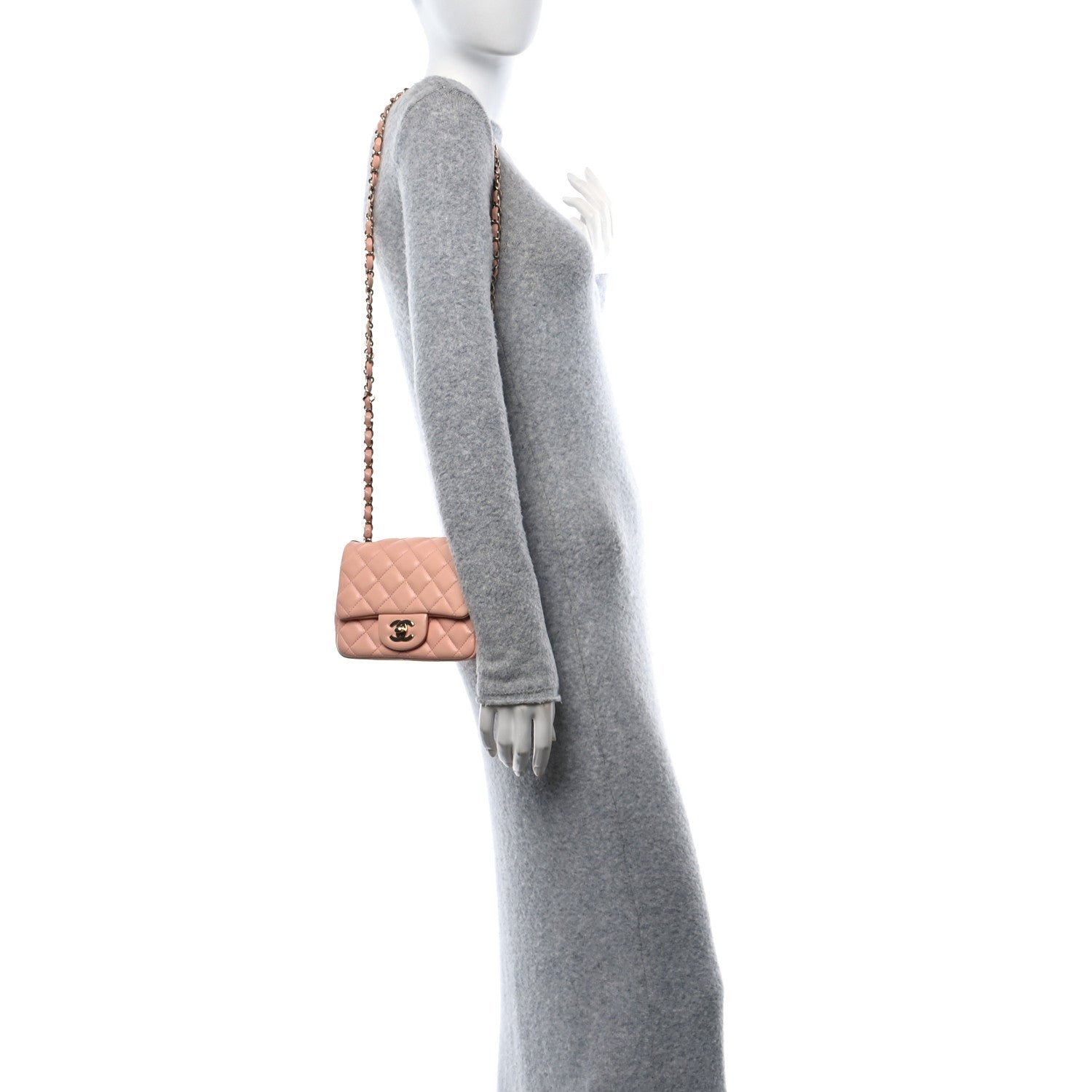 Chanel Lambskin Quilted Mini Square Flap 2 of 10