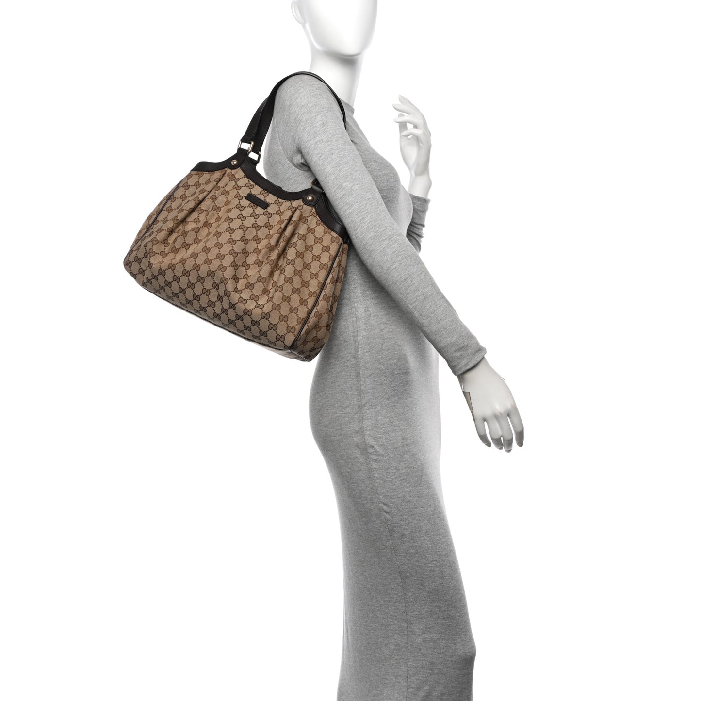 Monogram Shoulder Bag Dark Brown