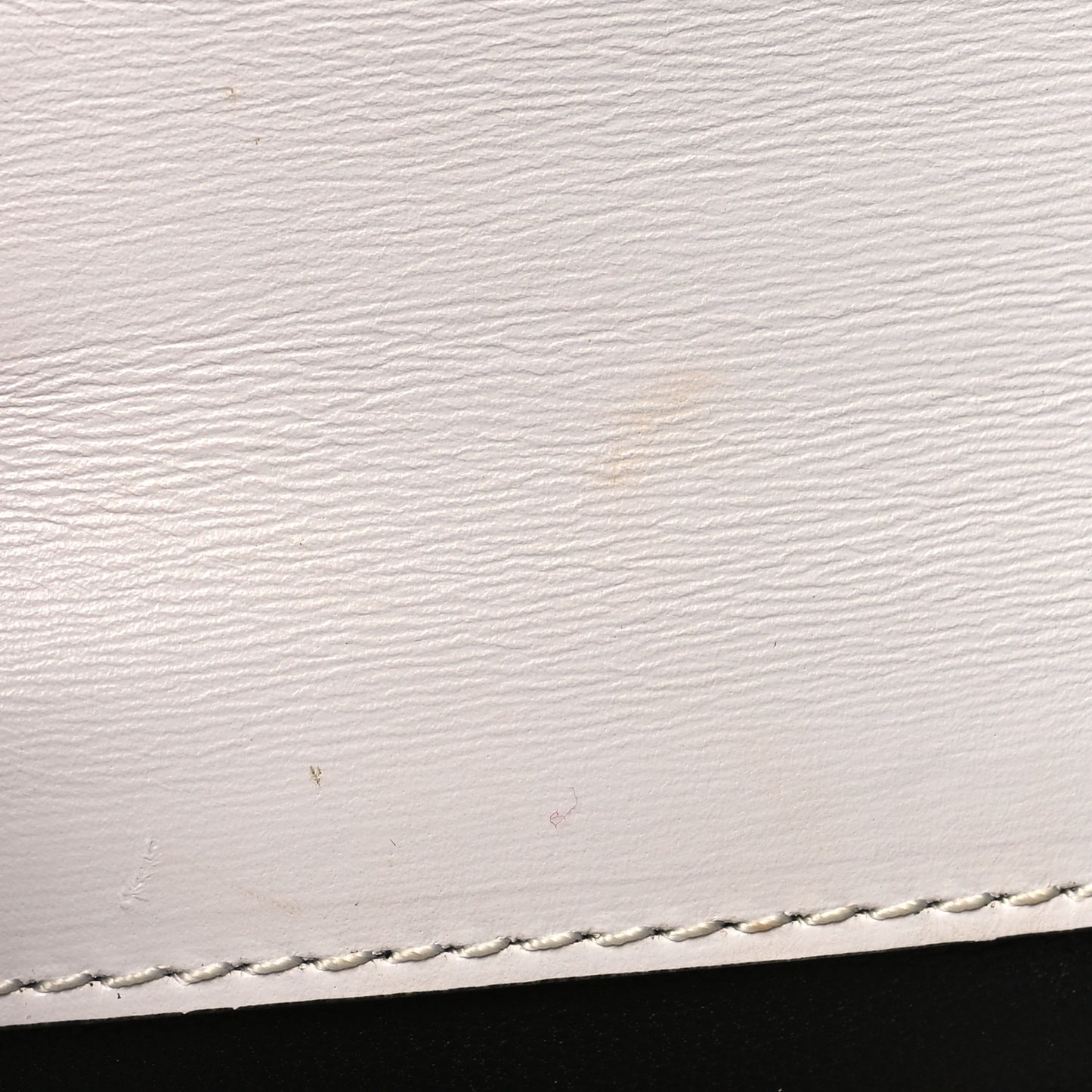 Smooth Calfskin Micro VSling Shoulder Bag White