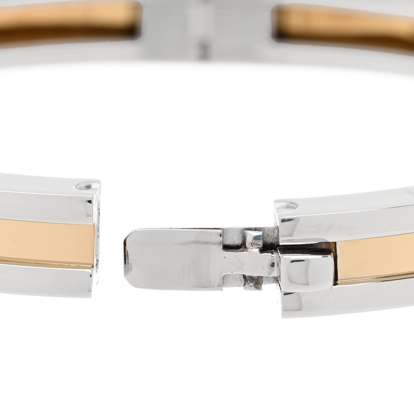 18K Yellow Gold Stainless Steel B.Zero1 Bangle Bracelet
