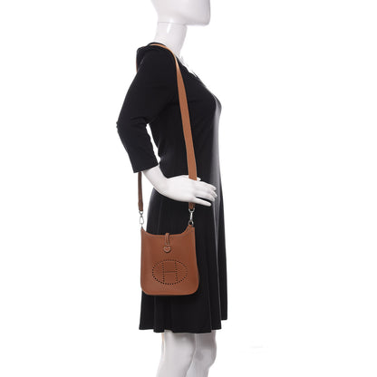 Hermes Taurillon Clemence Evelyne TPM Gold 2 of 11