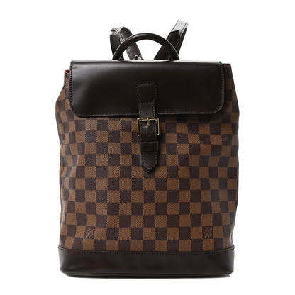 Louis Vuitton Damier Ebene Soho Backpack 1 of 9