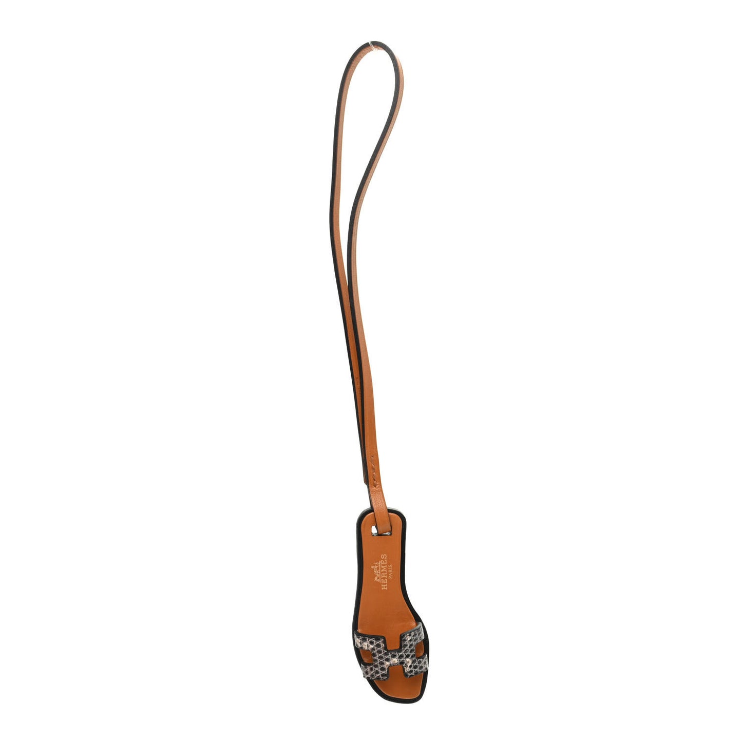 Lizard Butler Calfskin Hunter Oran Nano Bag Charm Ombre