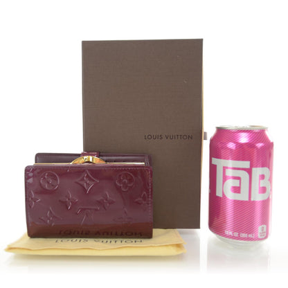 Louis Vuitton Vernis French Purse Wallet Rouge Fauviste 2 of 7